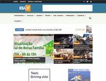 Tablet Screenshot of jornalibia.com.br